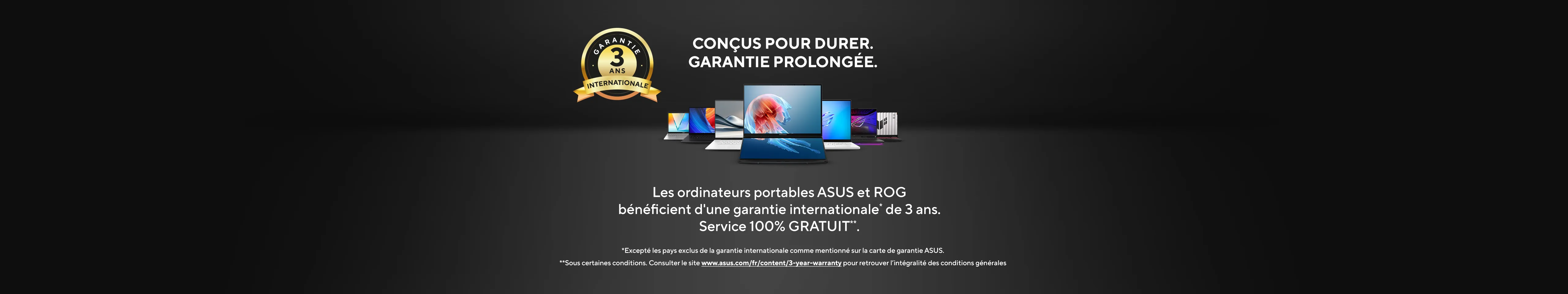 Banner 3 ans de garantie